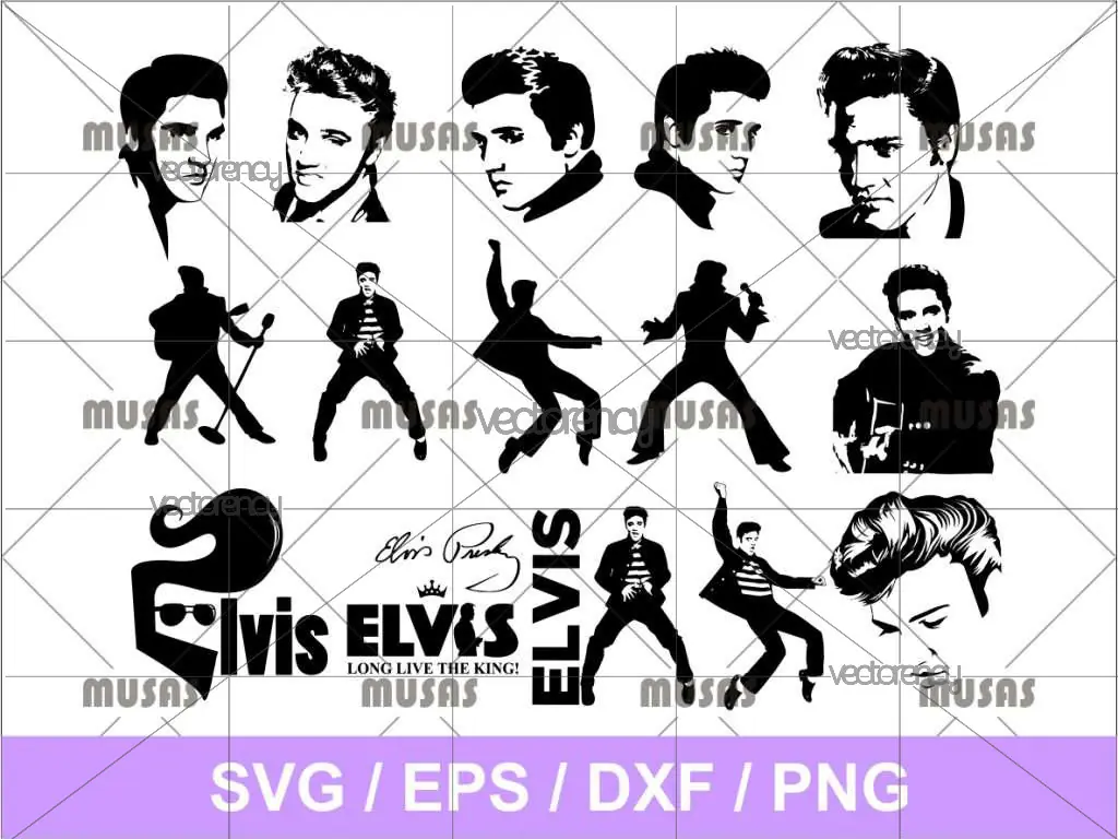 Elvis Presley SVG Bundle