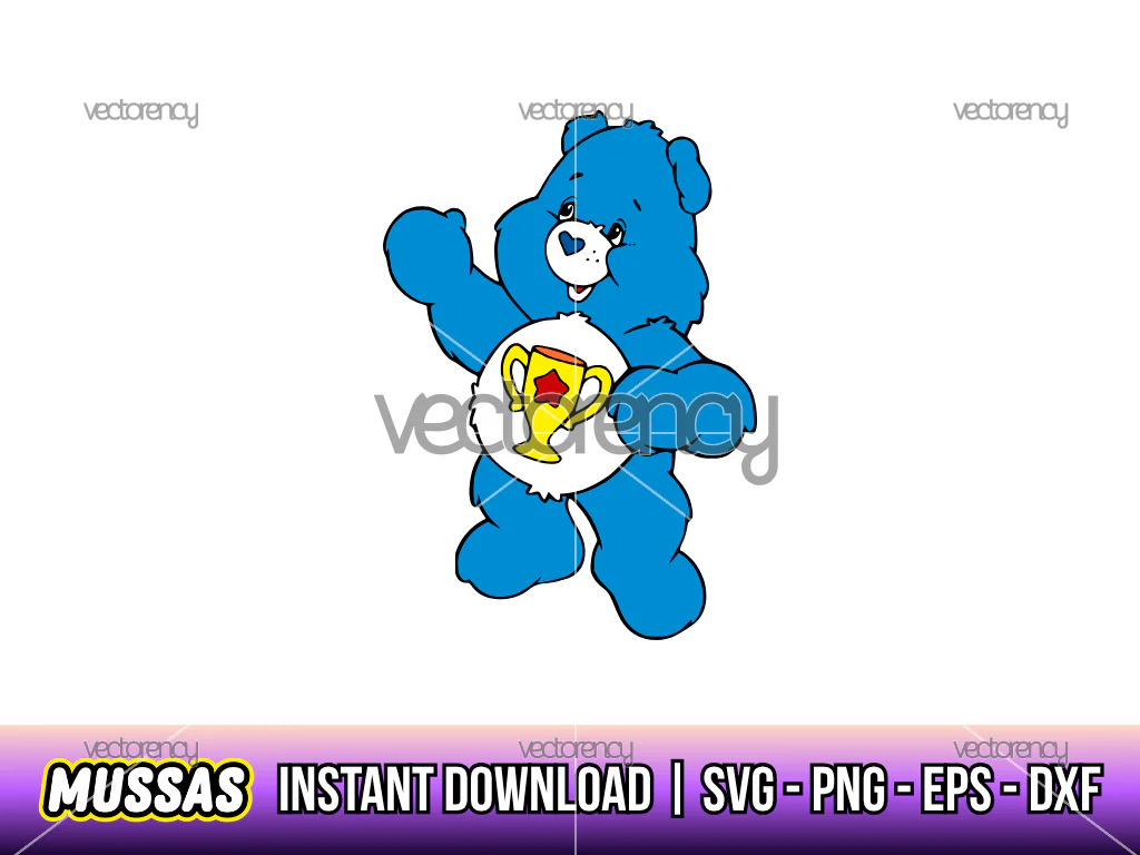 Champ Bear Care Bear Cartoon Clipart Image