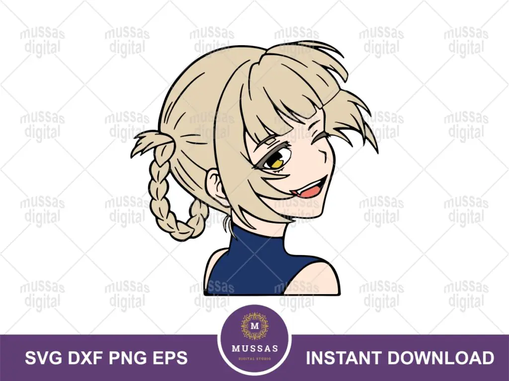 Himiko Toga SVG, Anime Vector, My Hero Academia