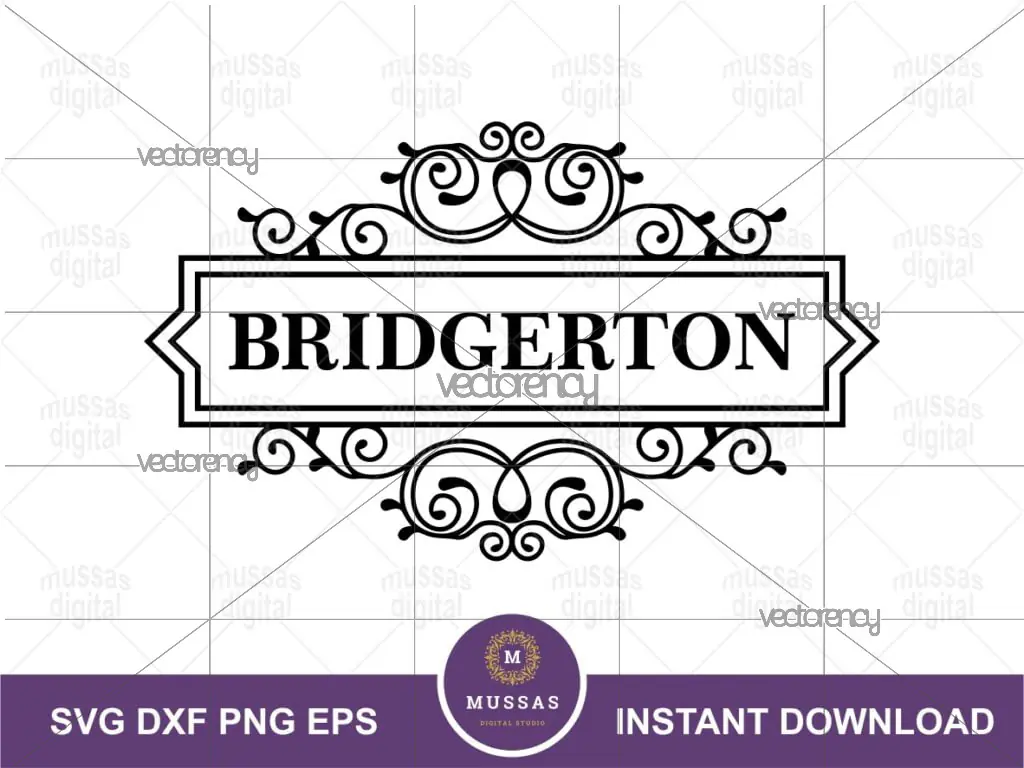 Bridgerton SVG Cricut