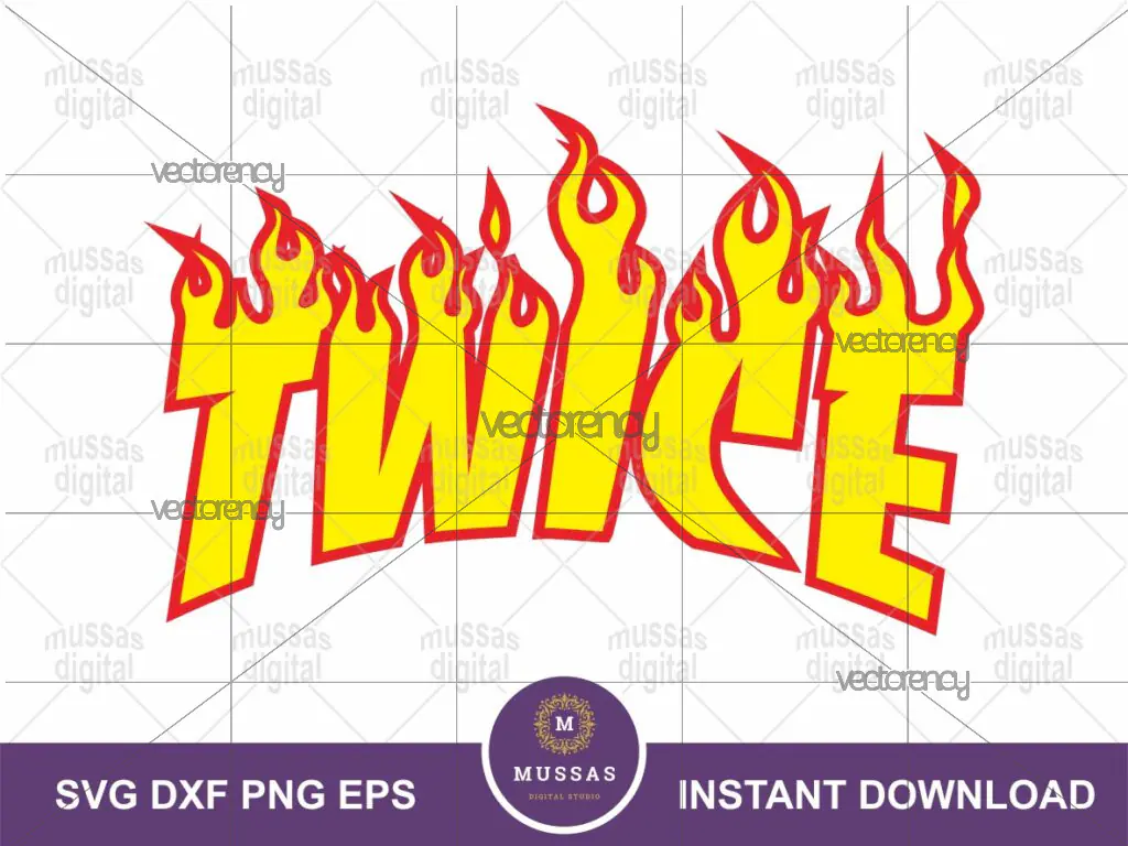 Twice Flame Thrasher SVG EPS