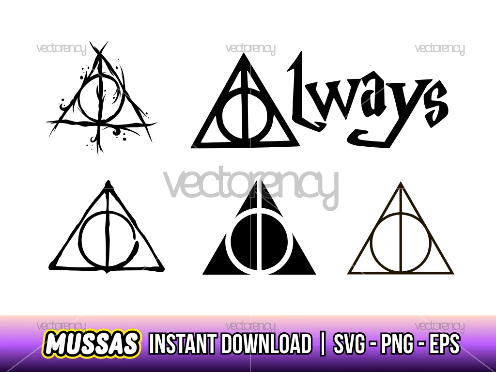 Harry Potter Deathly Hallows SVG
