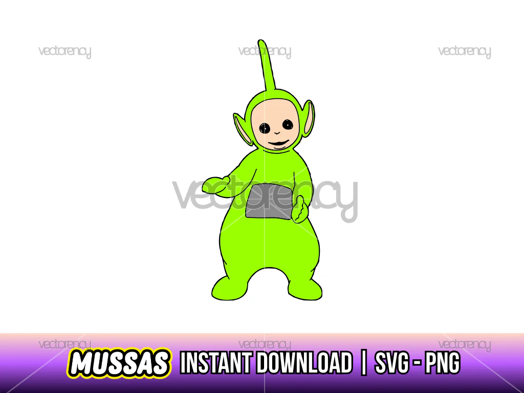 Teletubbies Dipsy Clipart SVG PNG