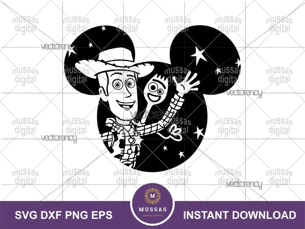 Best Woody SVG Forky Toy Story Vector