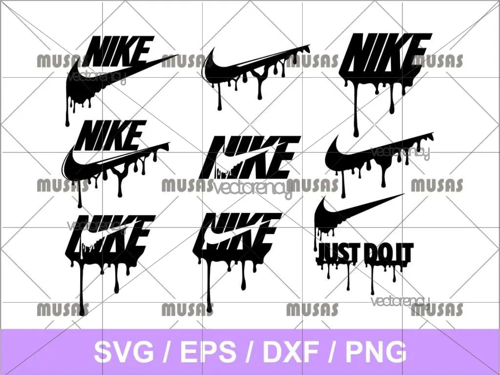 Nike Drip SVG Bundle