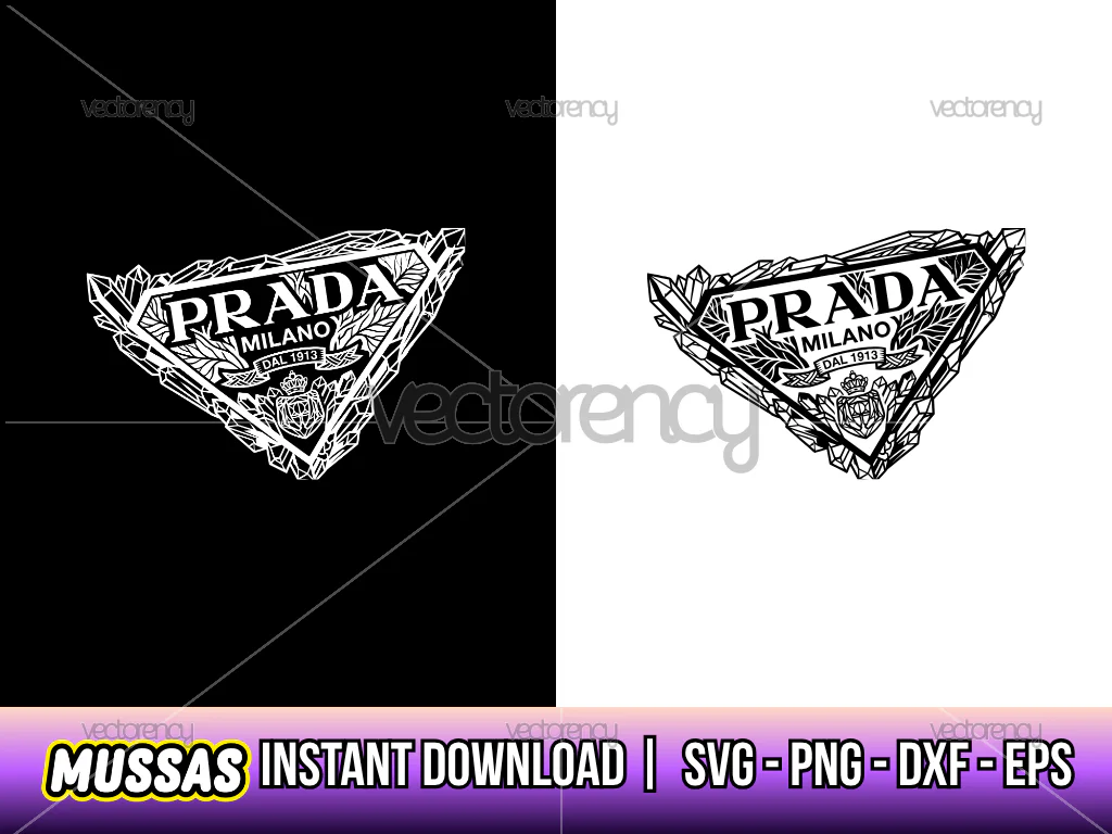 Prada Logo PNG, EPS, DXF, SVG File