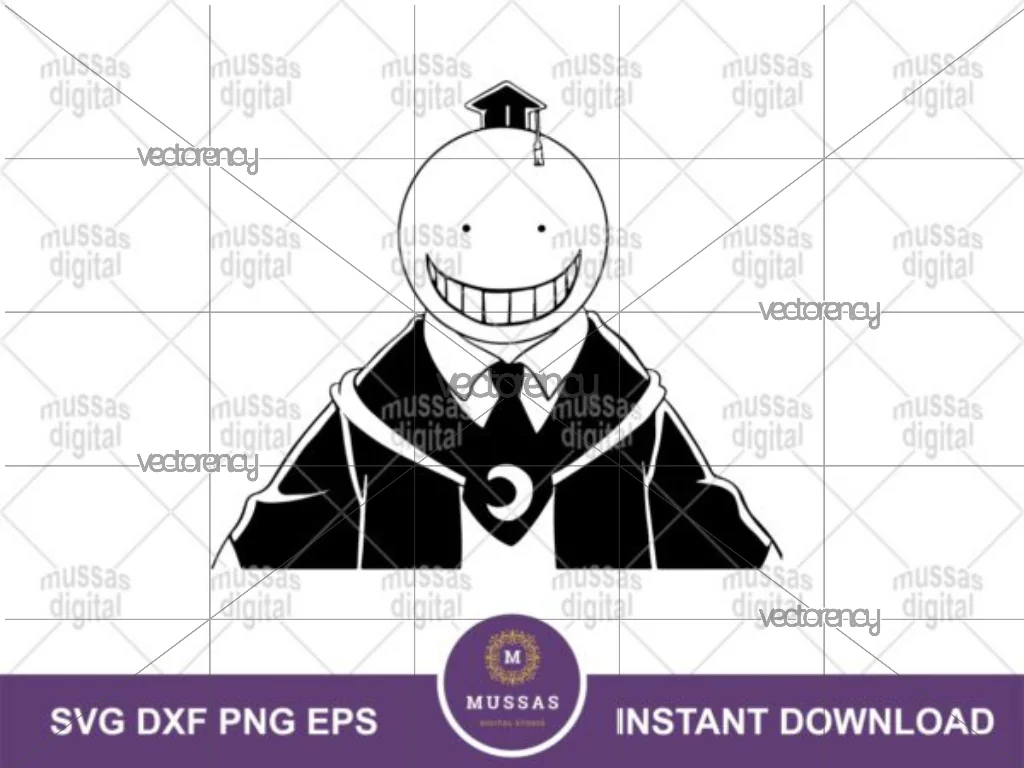 Koro Sensei Assassination Classroom SVG Vector