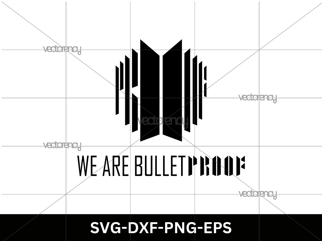 BTS Proof SVG Kpop Army We Are Bullet Proof