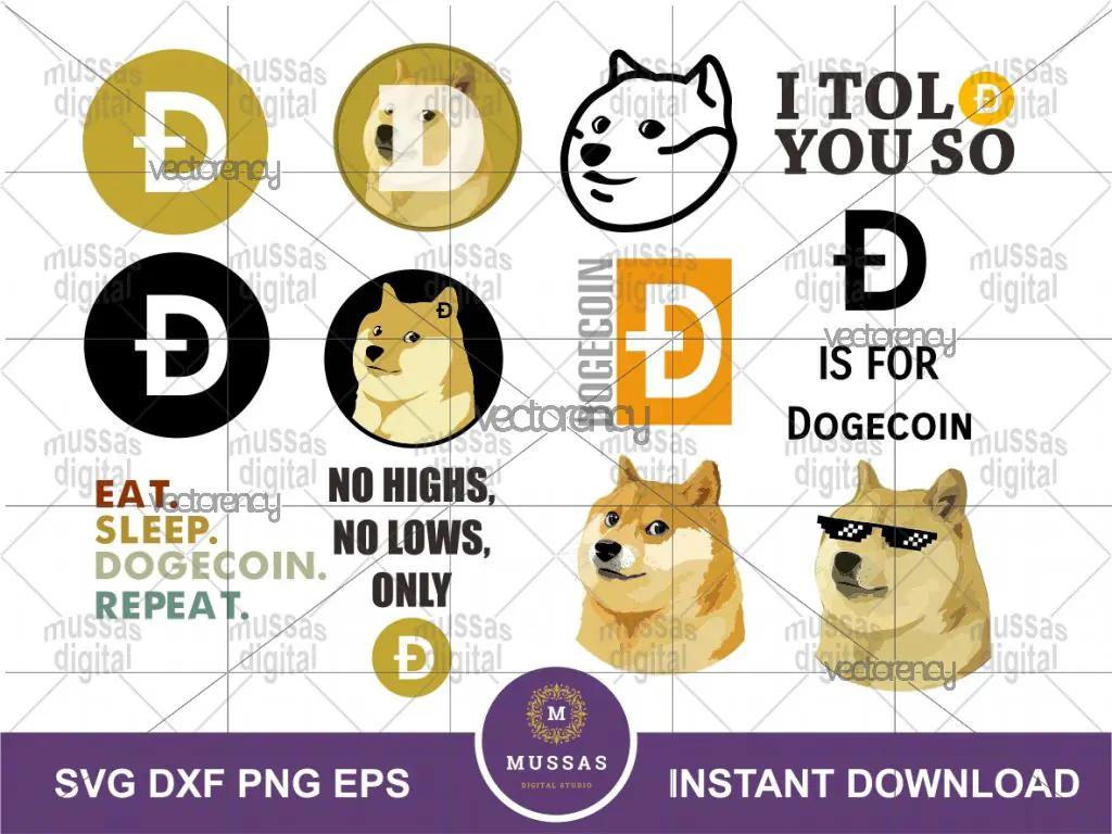 Dogecoin SVG Bundle