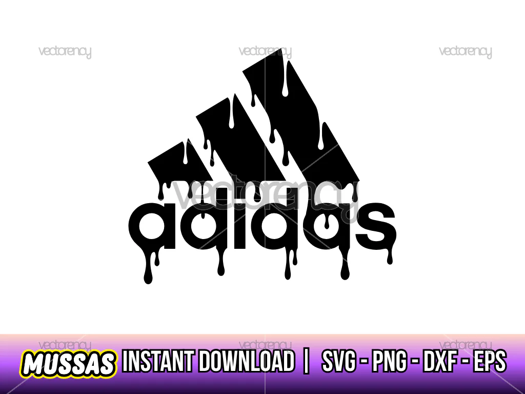Adidas Logo Drip