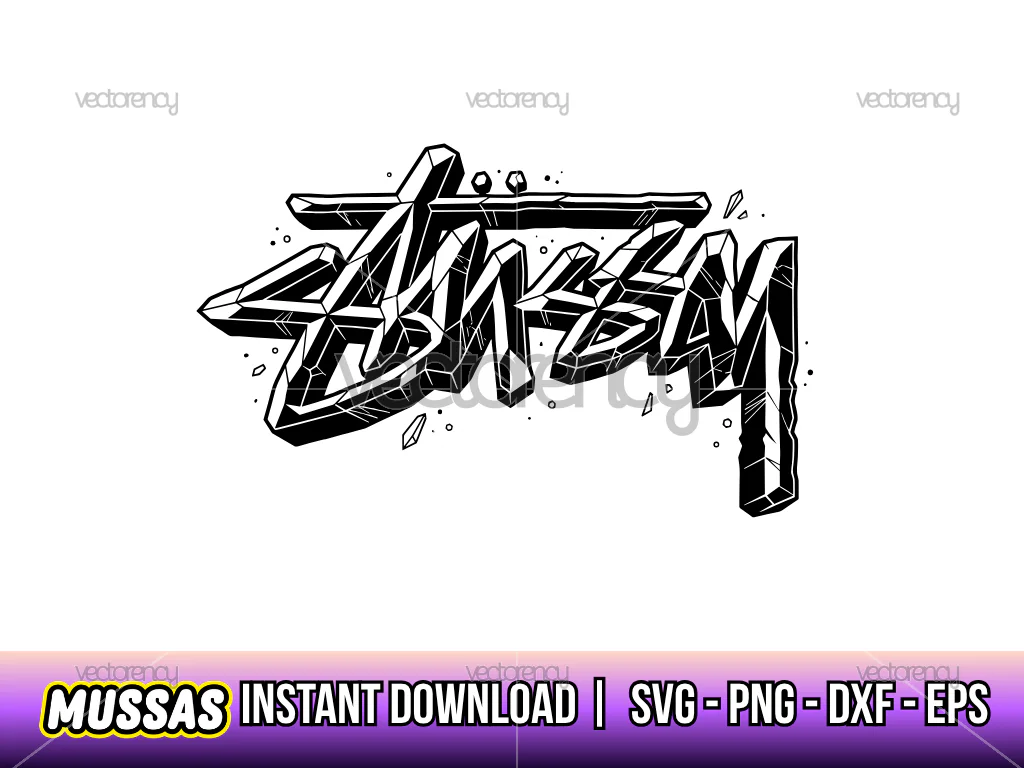 Stussy Logo PNG EPS DXF SVG File