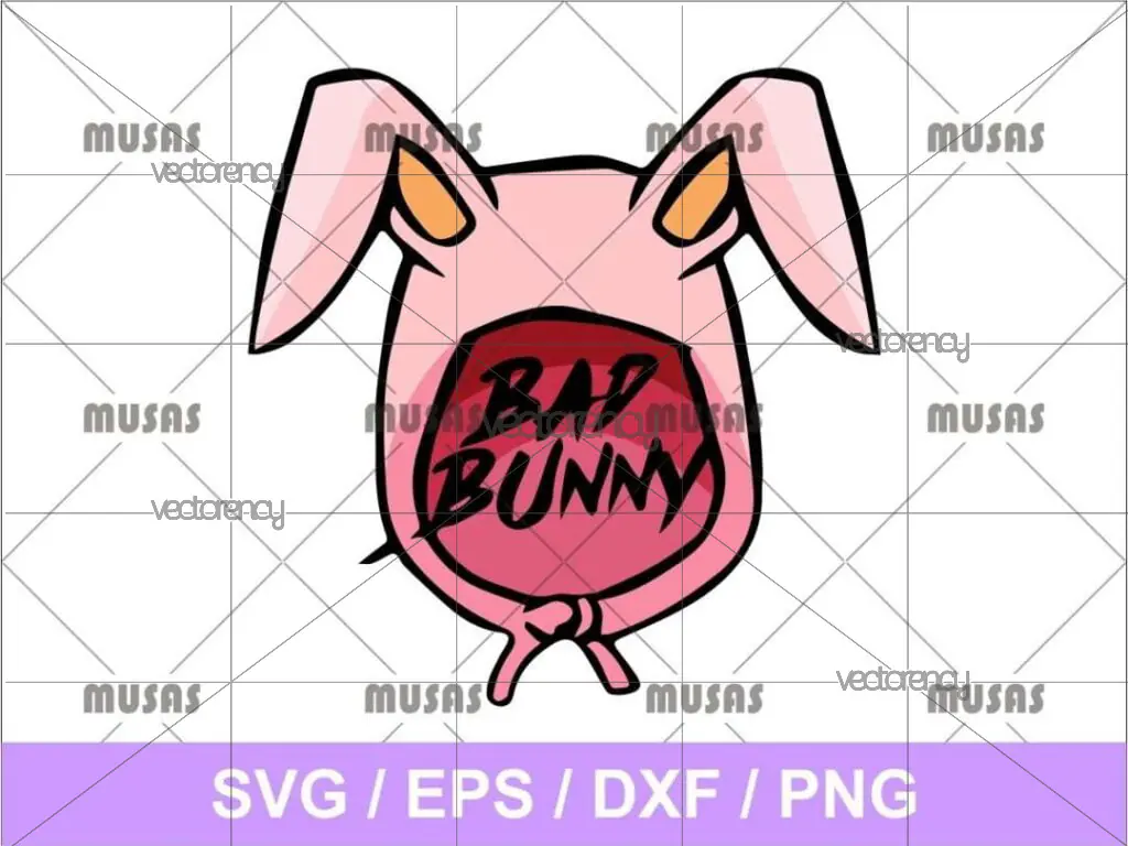 De Bad Bunny Logo SVG