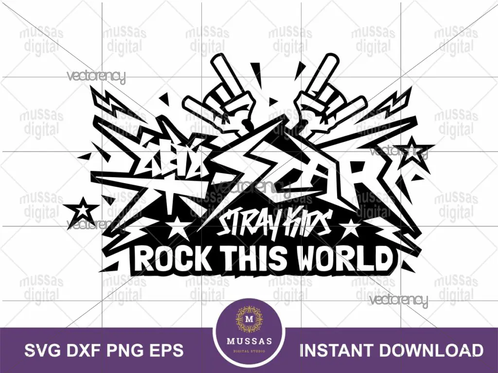 Stray Kids Rock-Star SVG PNG