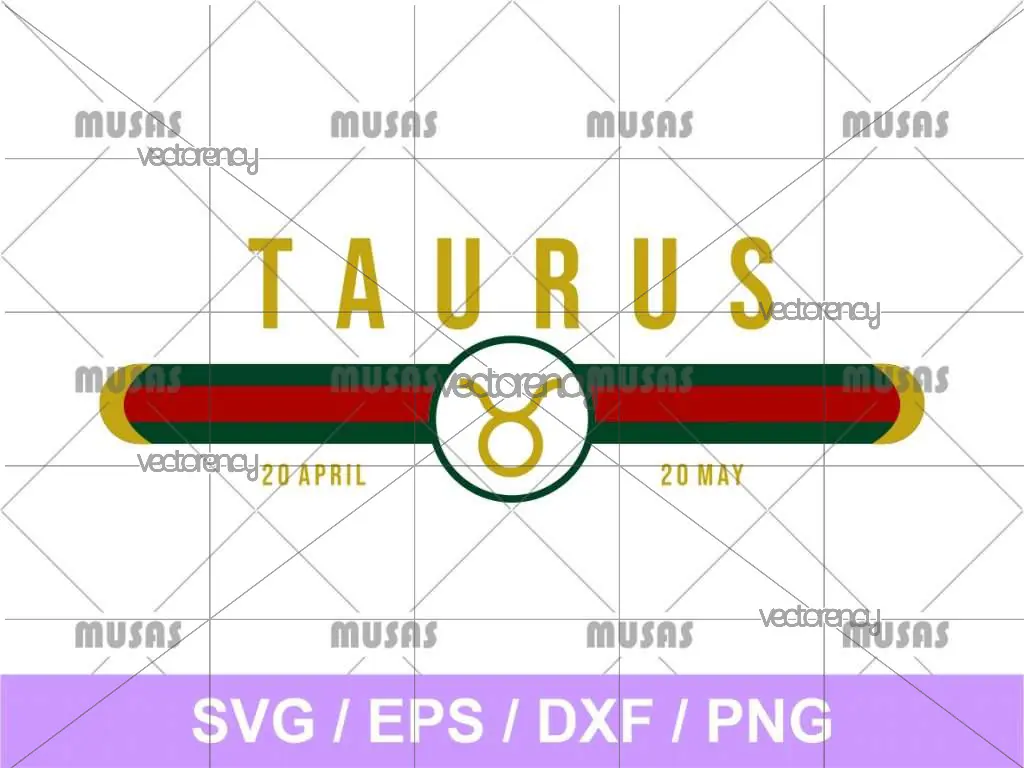 Gucci Taurus Zodiac SVG