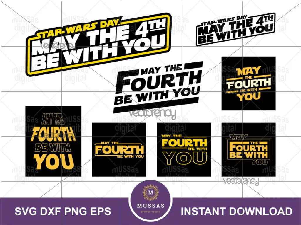 May The 4th Be With You SVG Bundles