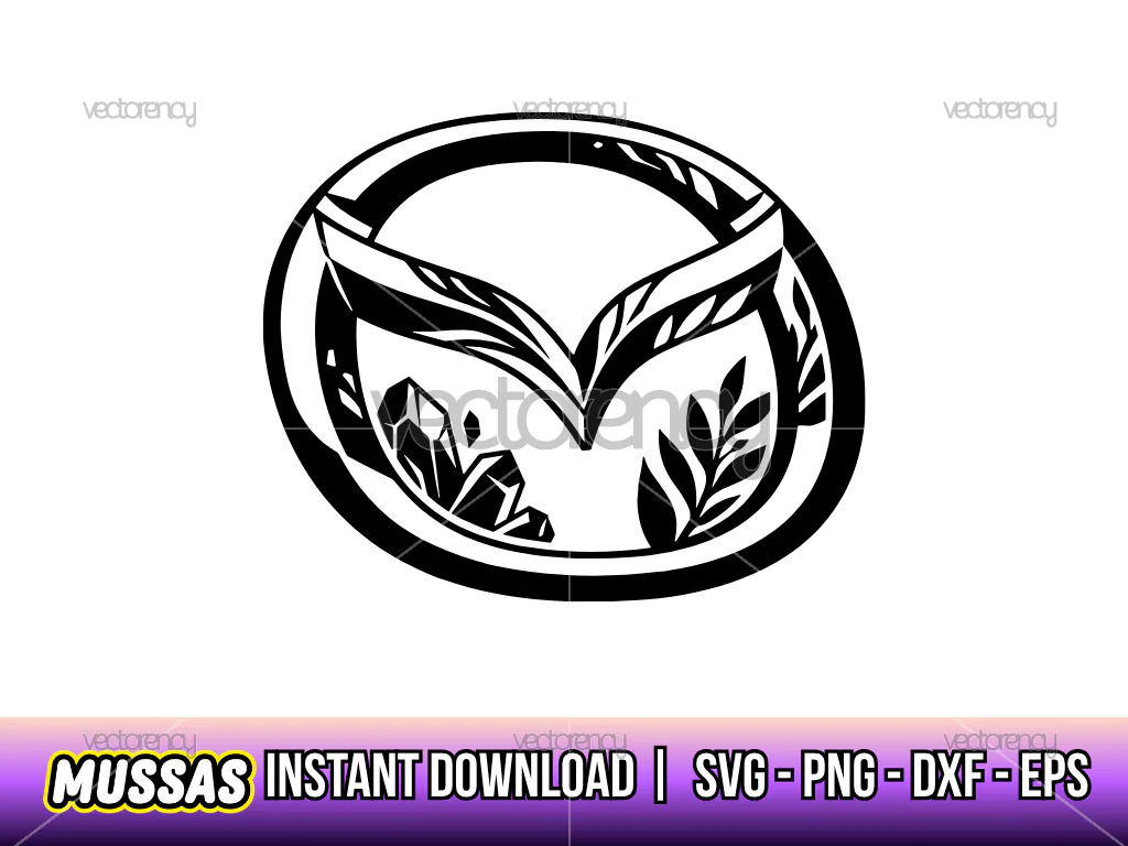 Mazda Symbol Logo SVG Vector Stock Image Download