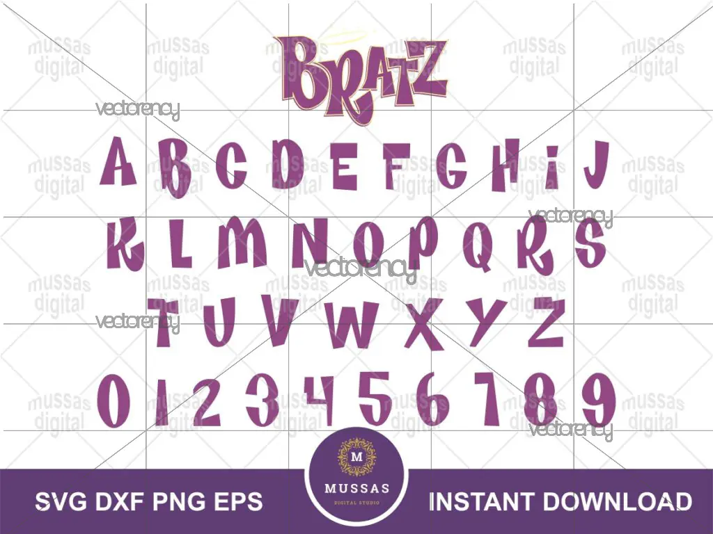 Bratz Font SVG