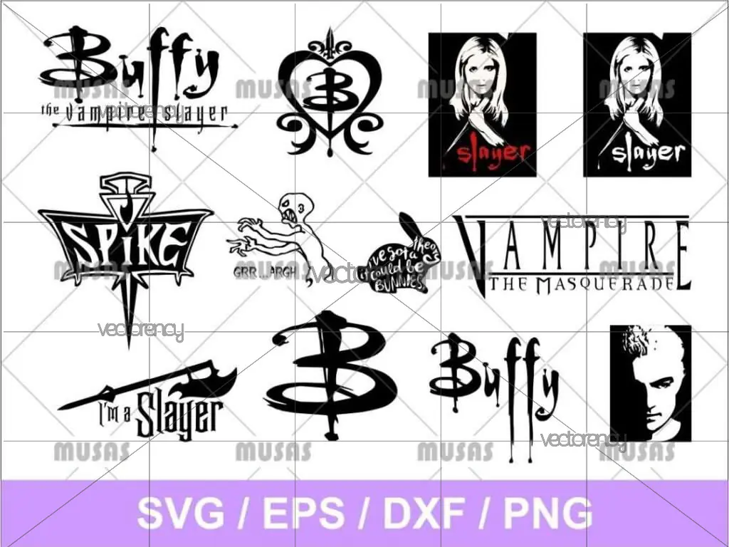 Buffy The Vampire Slayer SVG Bundle