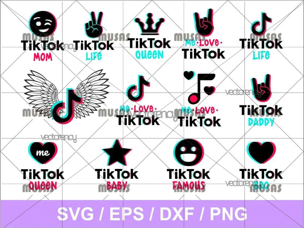 Tiktok SVG Bundle