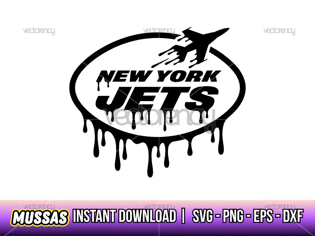 New York Jets Logo SVG Cut File Cricut Silhouette Cameo