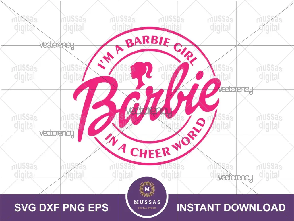 Cheer Barbie SVG