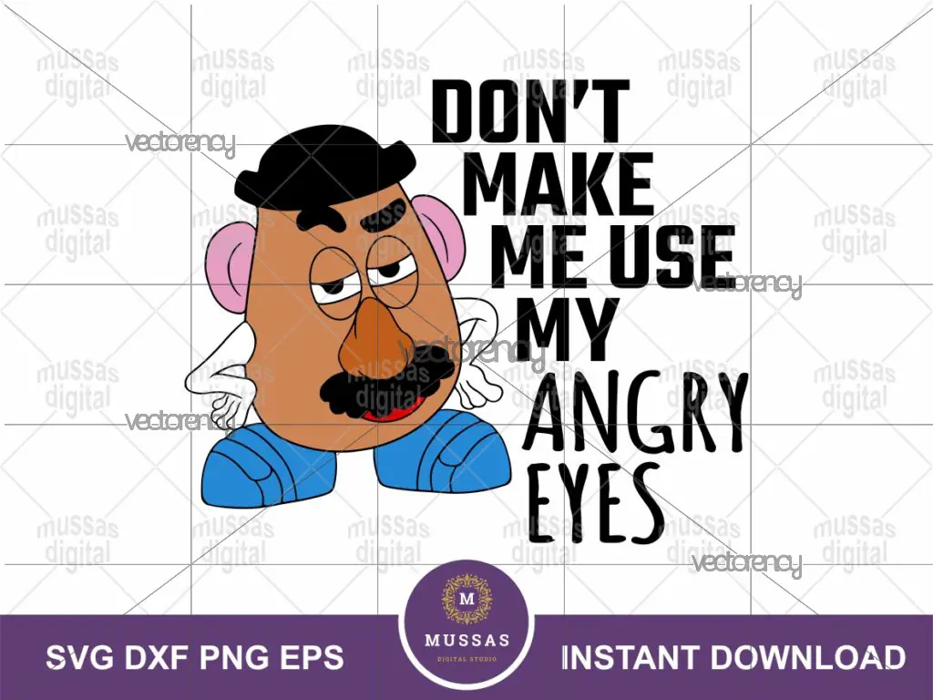 Mr. Potato Head SVG Quotes