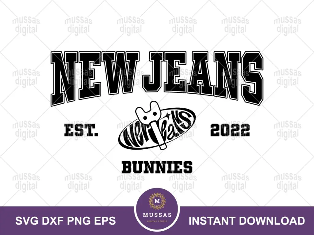 New Jeans Bunnies 2022 SVG PNG EPS