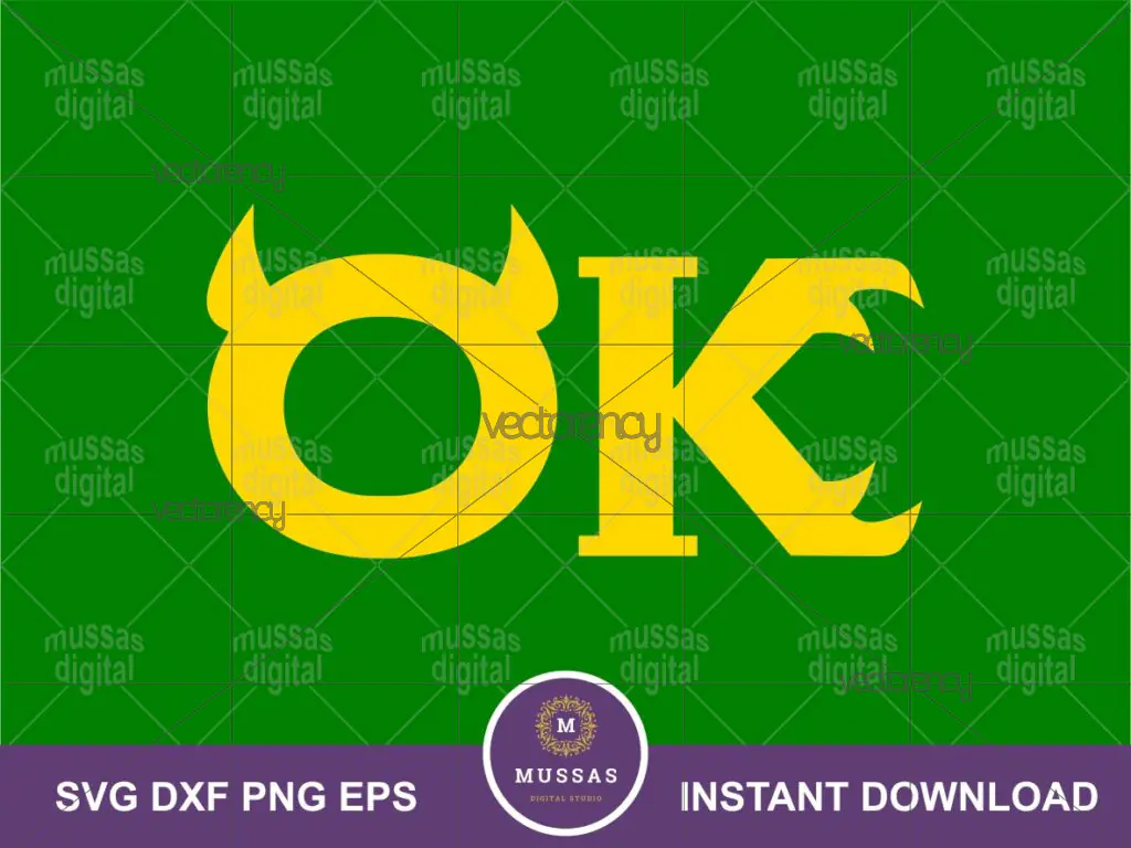 Oozma Kappa SVG Digital Download Cut File