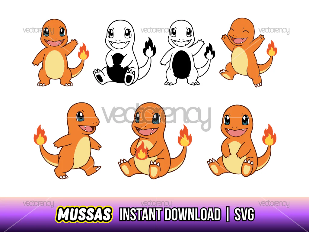 Charmander Pokemon SVG