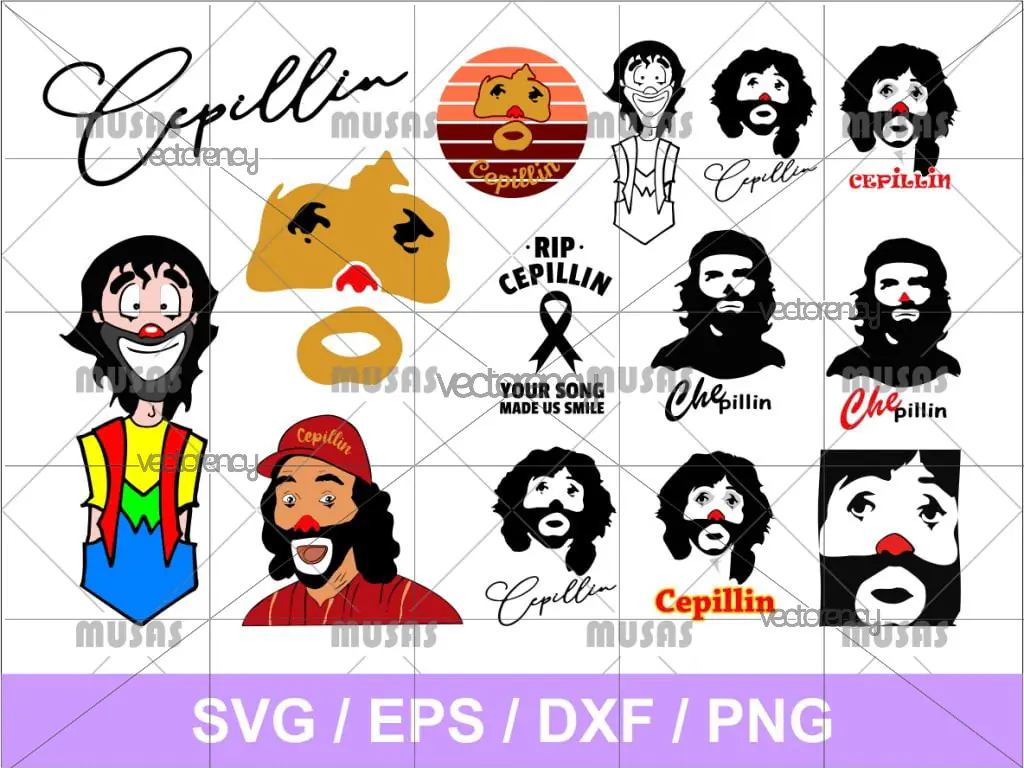 Cepillin Clown SVG