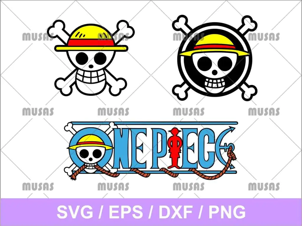 One Piece Logo SVG, Vector, PNG DXF