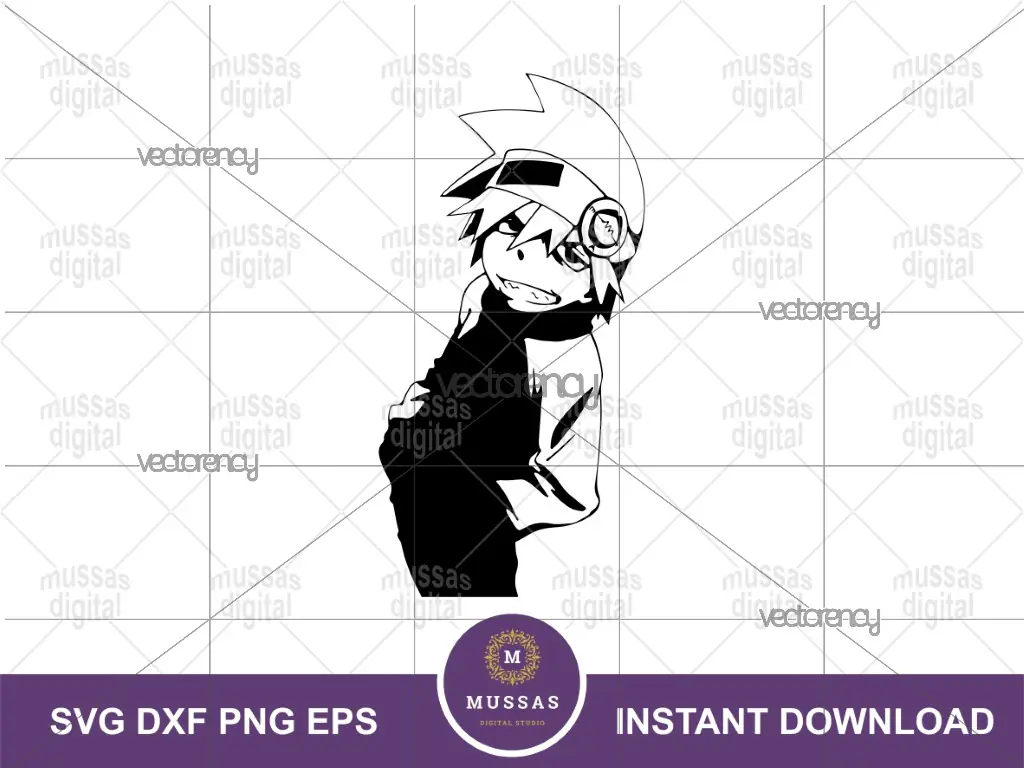 Soul Eater Evans SVG Cricut