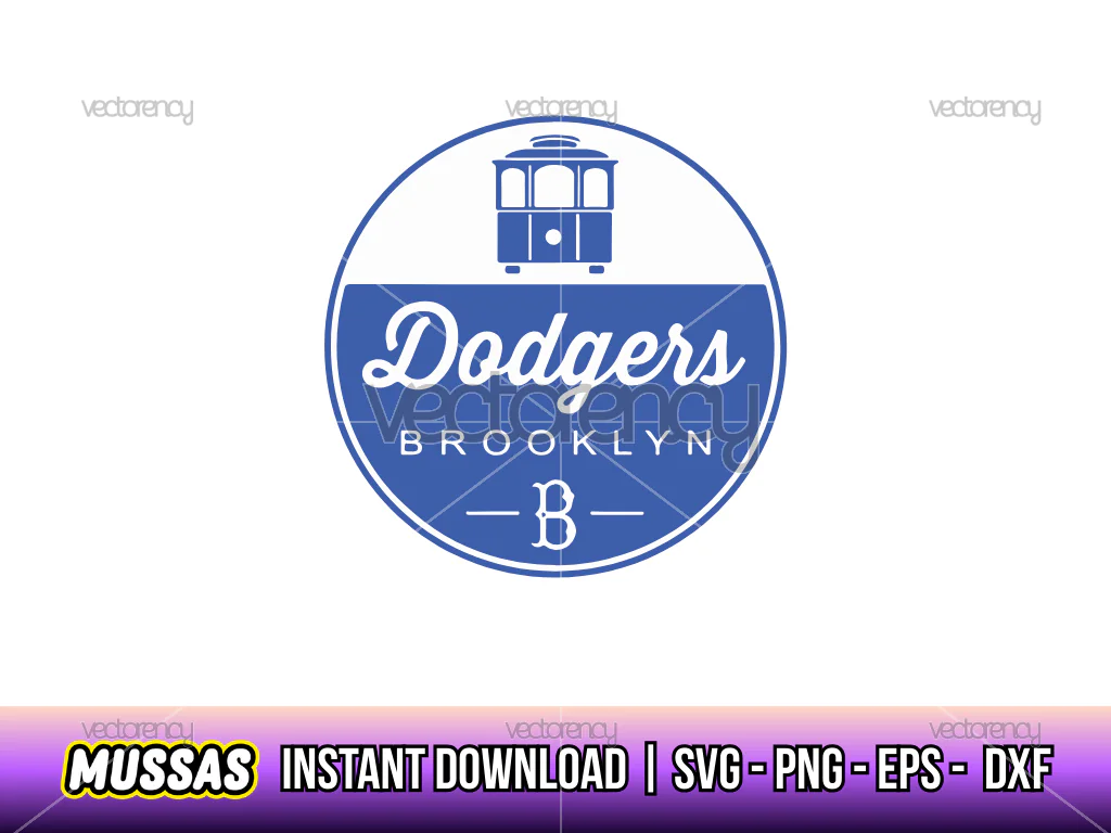 Los Angeles LA Baseball BKLYN SVG