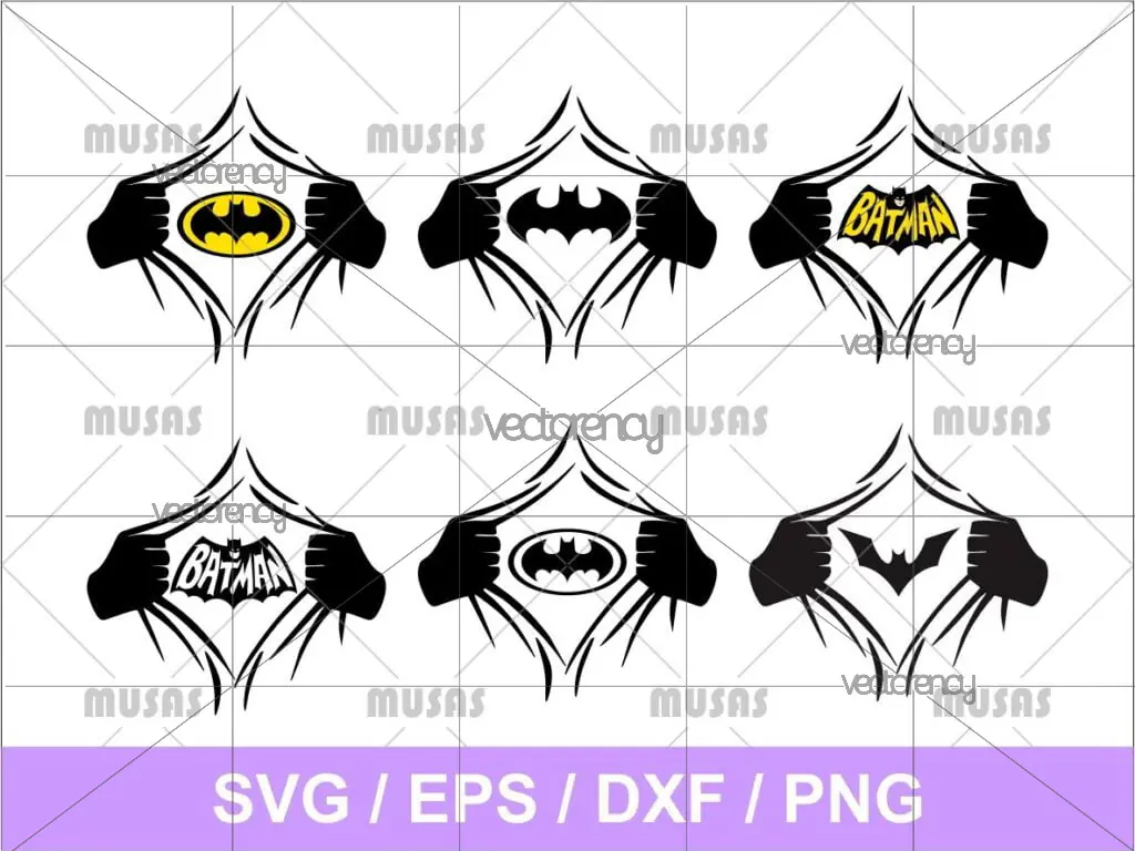 Superhero Batman SVG