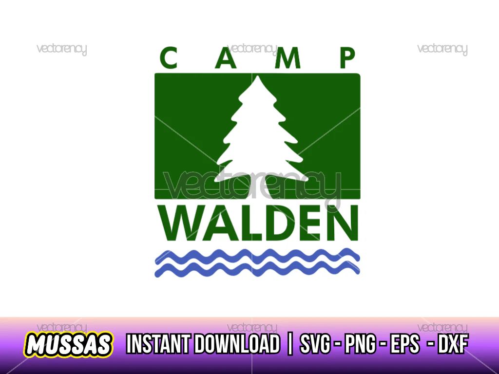 Camp Walden Logo Vector PNG EPS DXF SVG