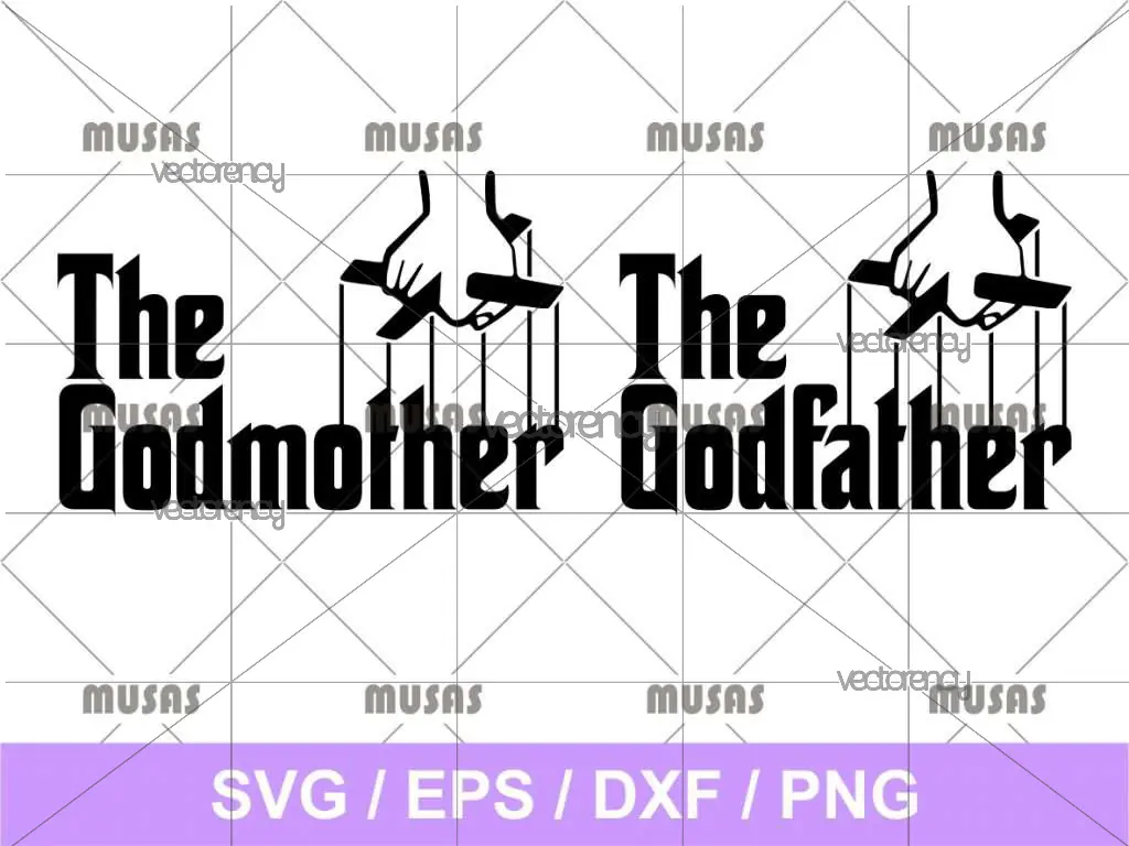 The Godmother The Godfahter SVG