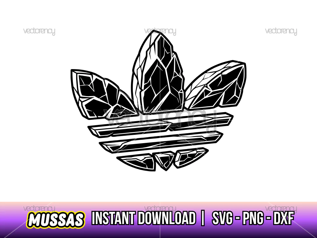 Adidas Symbol Logo Vector SVG Stock