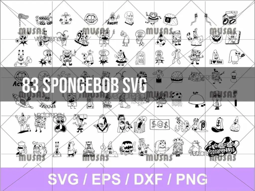 Spongebob SVG Bundle