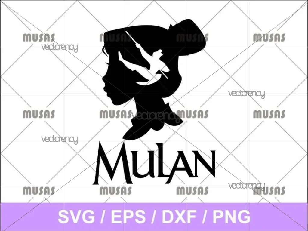 Mulan Disney SVG Cut File