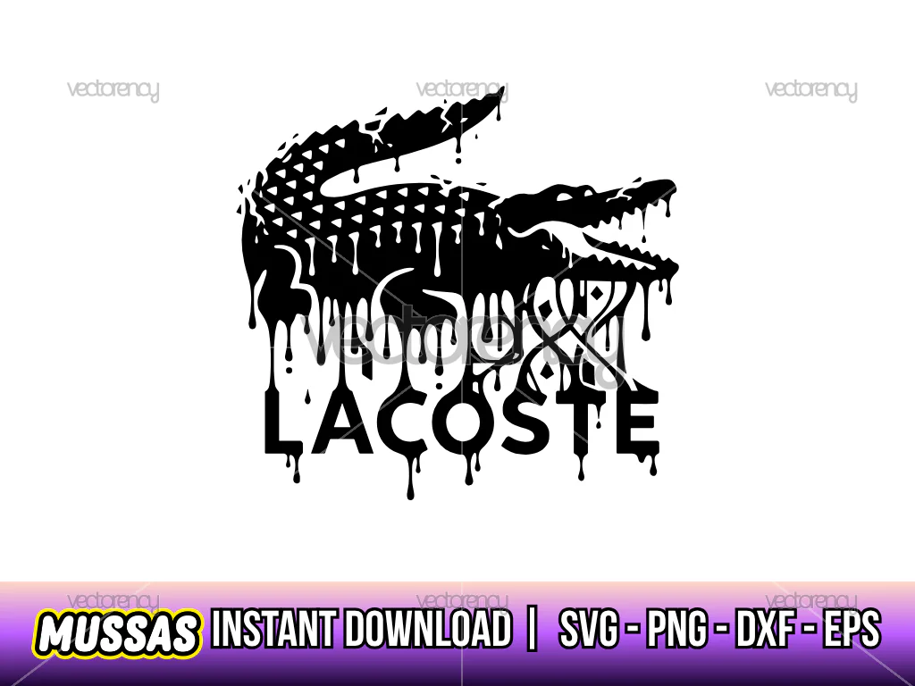 Fun Logo Lacoste Vector PNG Image SVG