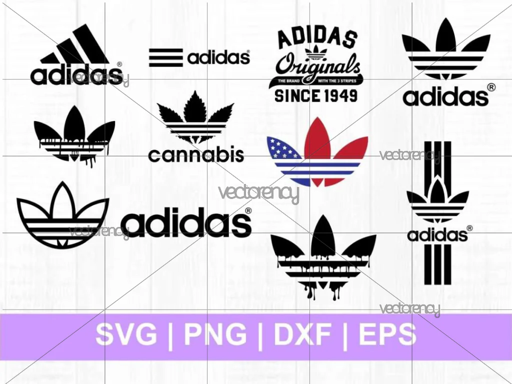 Adidas Logo SVG Blood Drip