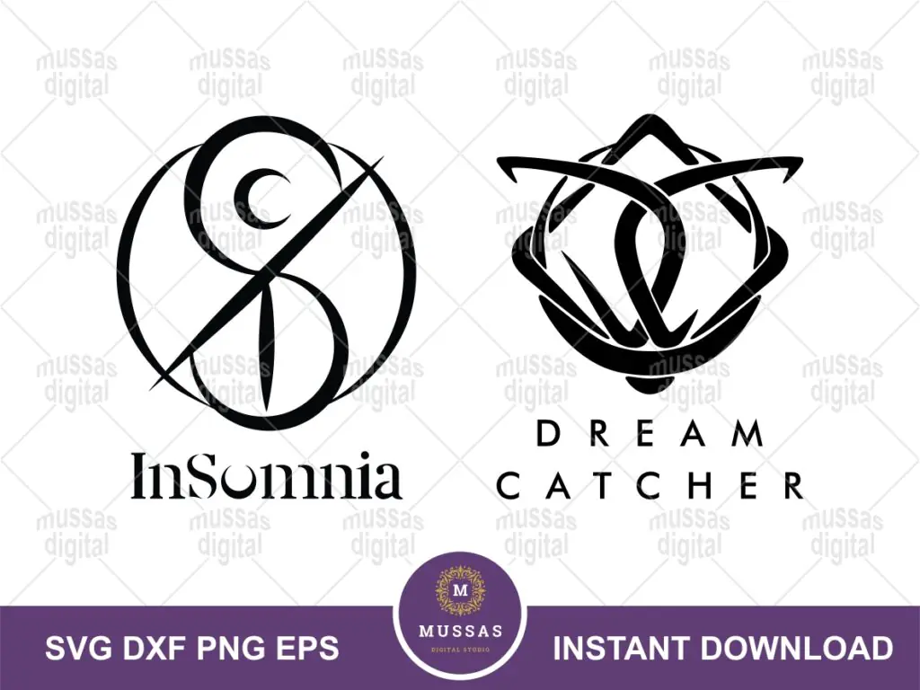 Kpop Dreamcatcher Insomnia Logo SVG