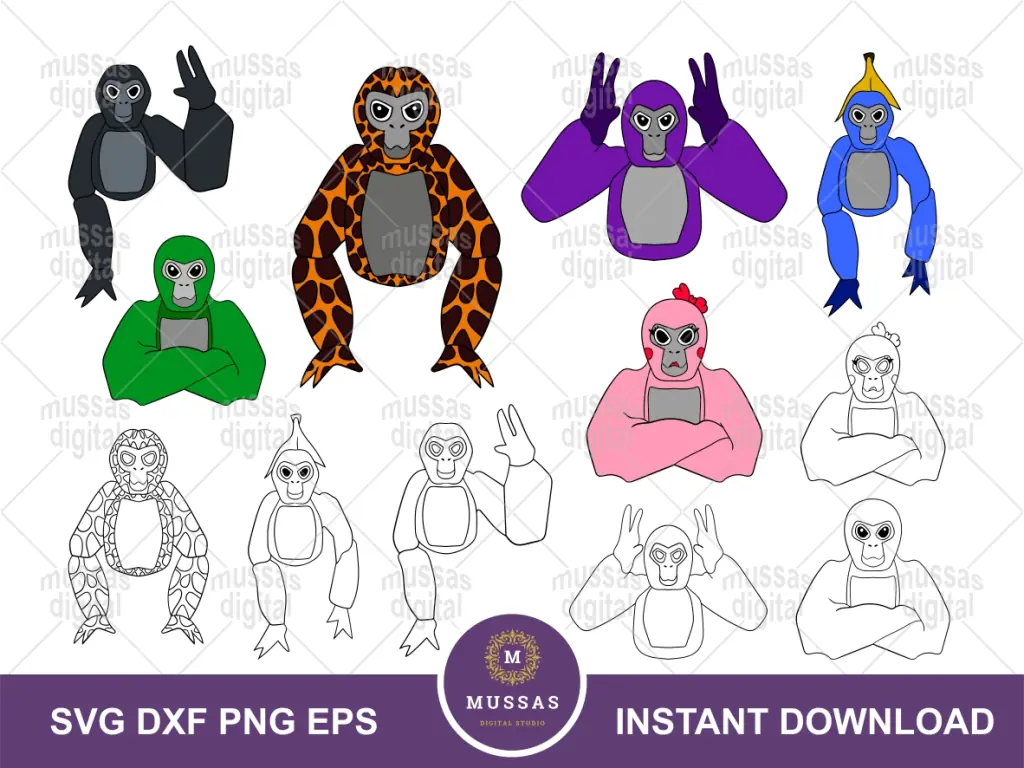 Gorilla Tag SVG