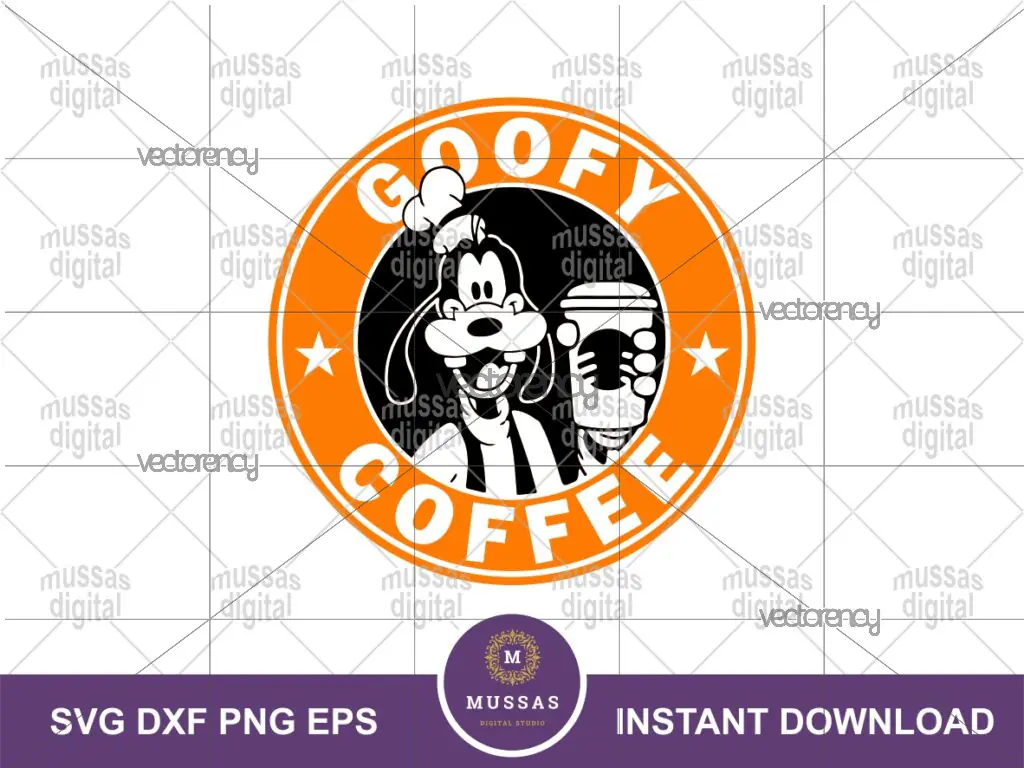 Goofy Coffee SVG Cricut