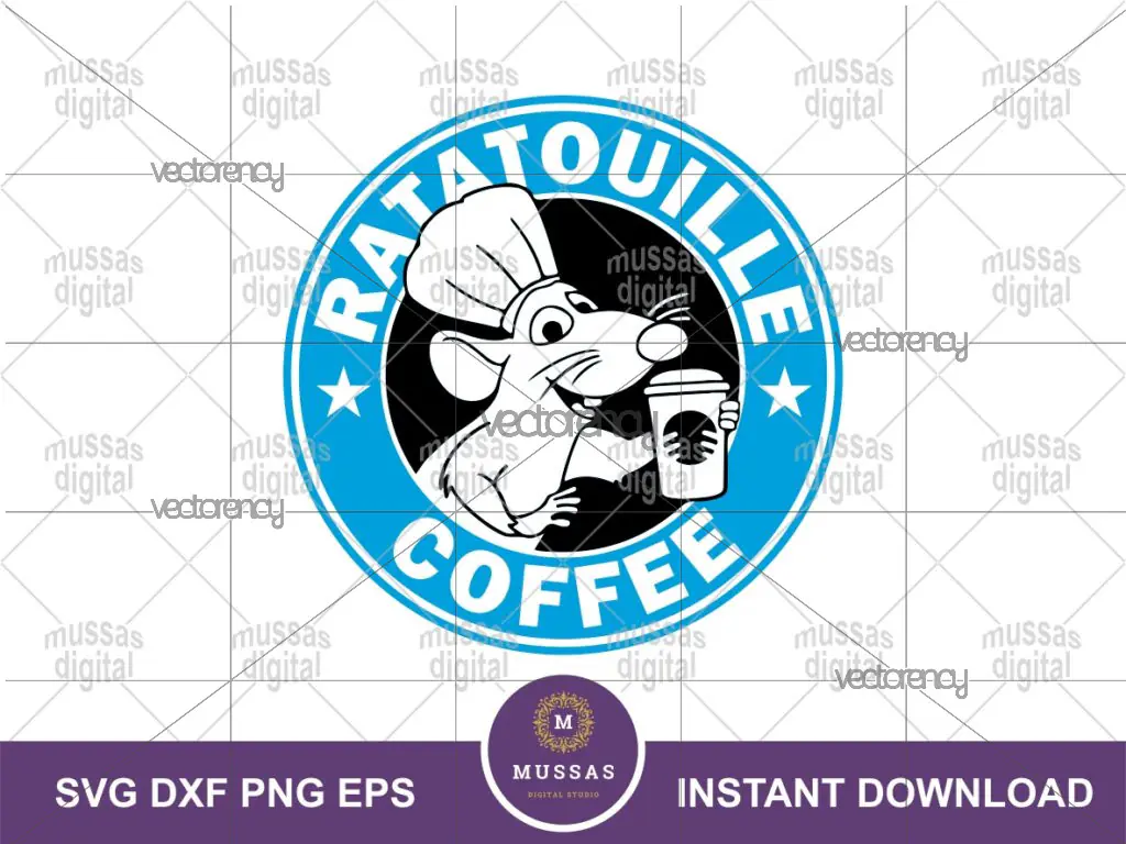 Ratatouille Coffee SVG