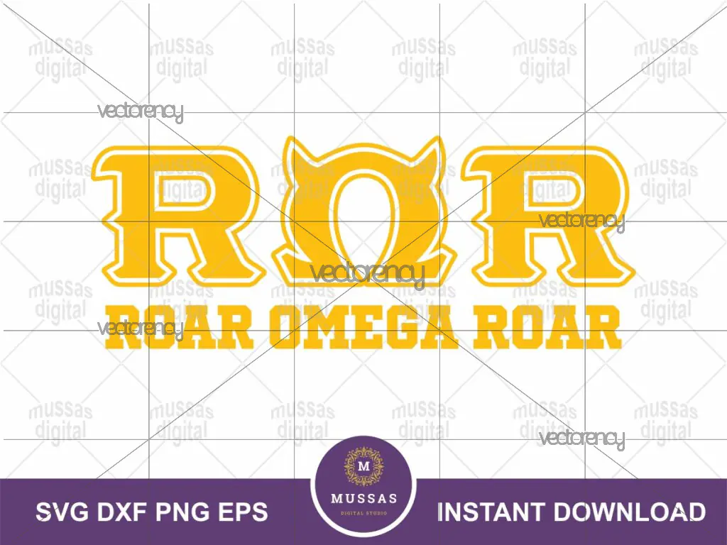 Monsters University ROR Roar Omega Roar SVG