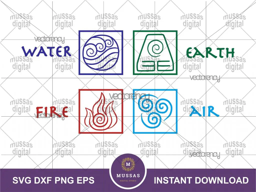 Avatar The Last Airbender Icon SVG