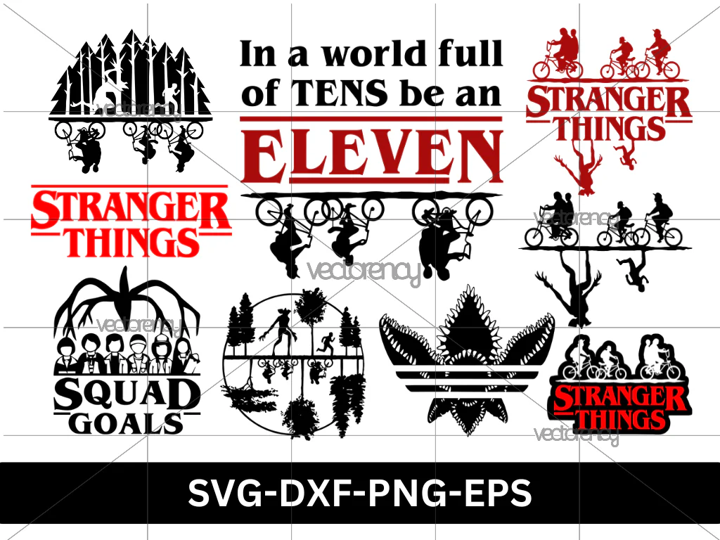 Stranger Things SVG Bundle