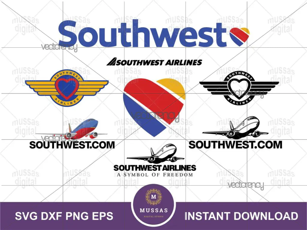 Southwest Airlines SVG Logo Vector