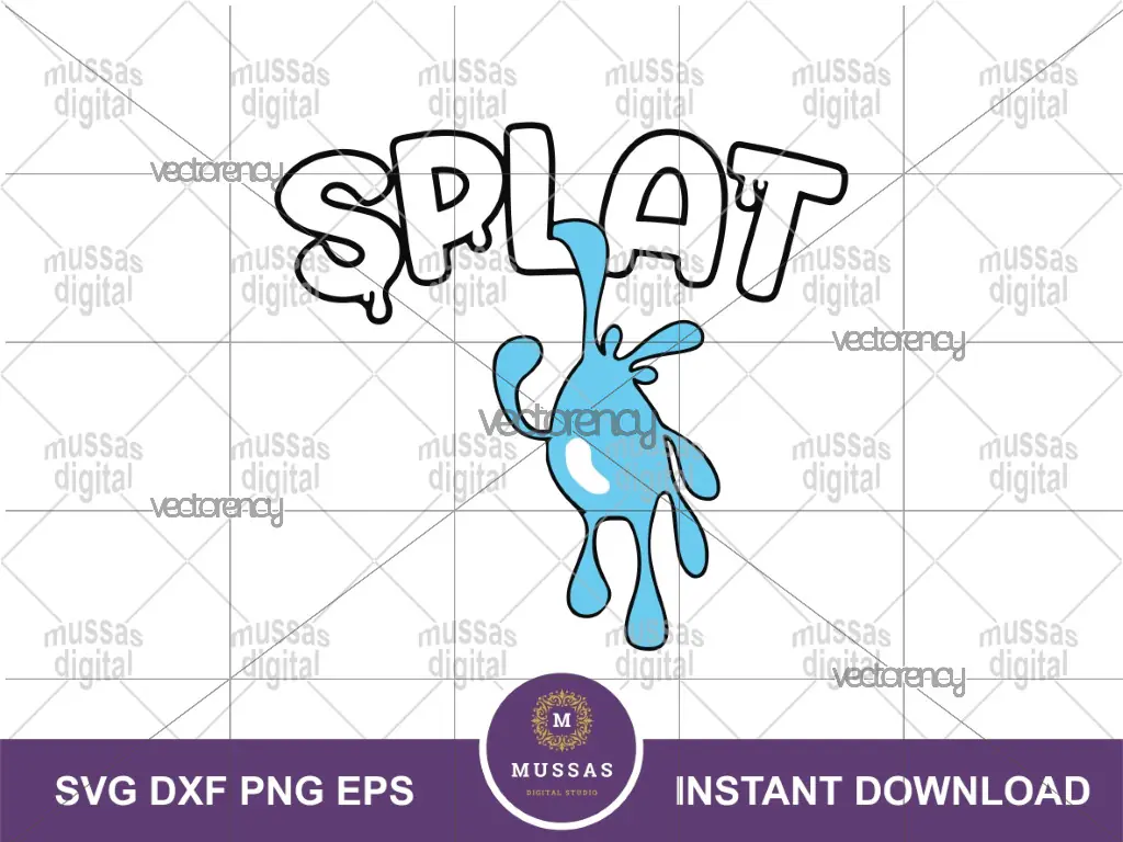 Splat SVG Strange World Splat